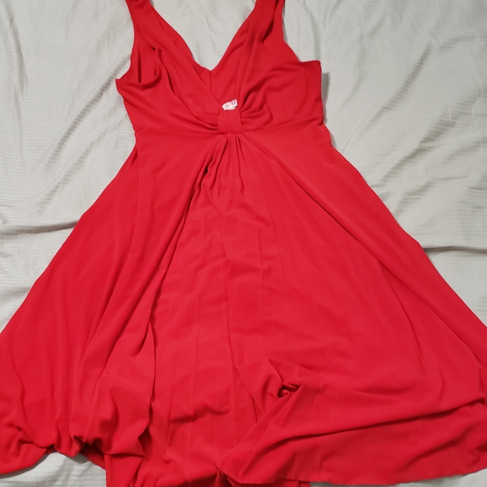 As you wish , beautiful, flowing red dress size medium
